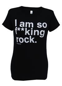 Womens F**king Rock T-Shirt 