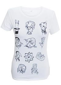 Womens Woody Allen Jesus T-Shirt 