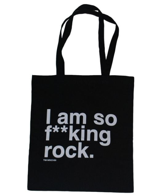 Totebag Black Australian Tour 2012 by Tim Minchin